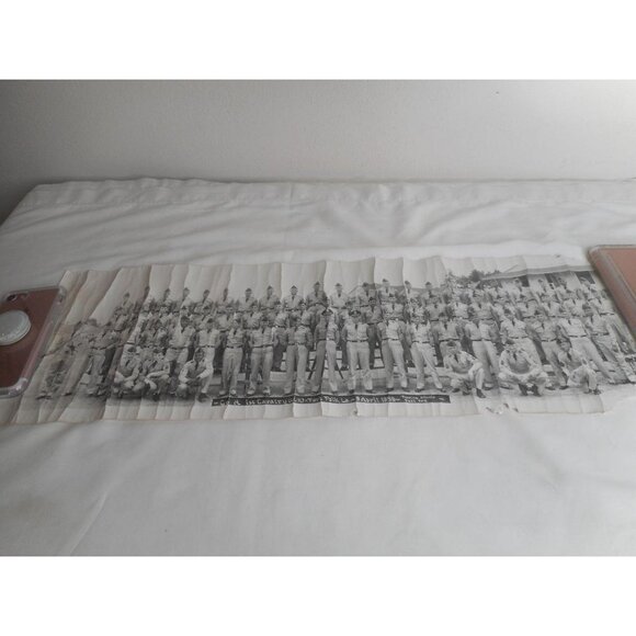 Vintage Other - 8″ x 25″ Panoramic Photo Co A 1st Cavalry 1959